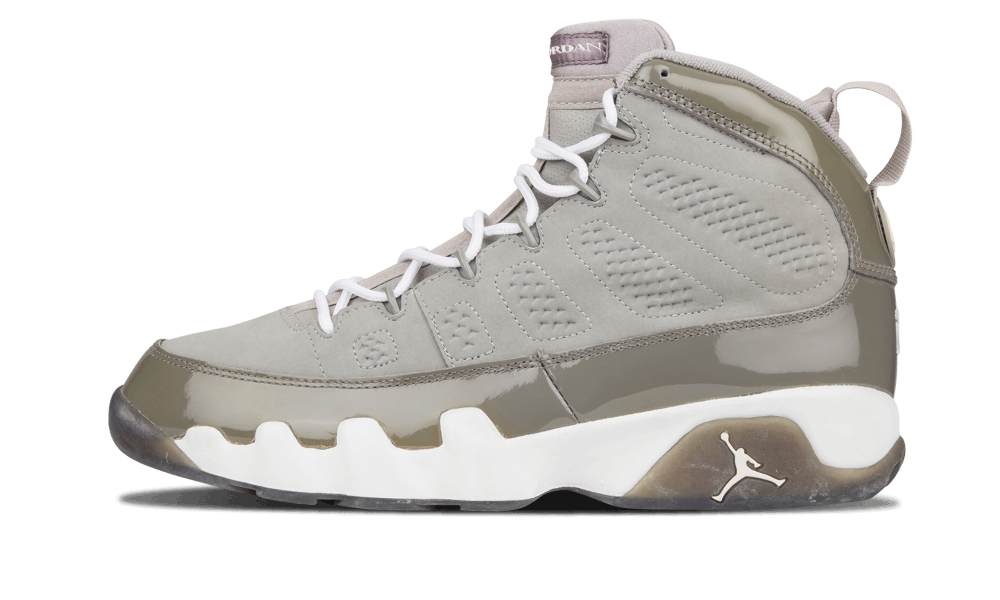 jordan retro 9 grey and white