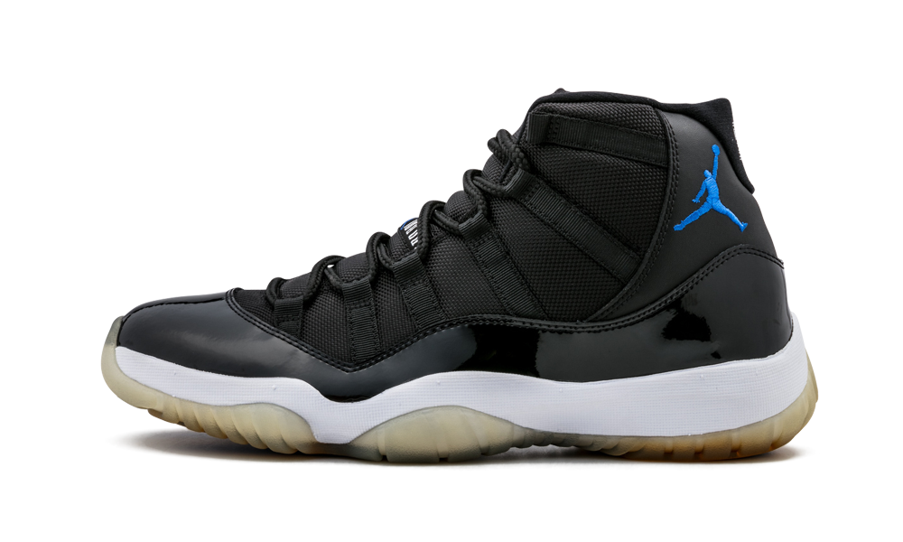 space jam 11 white and black