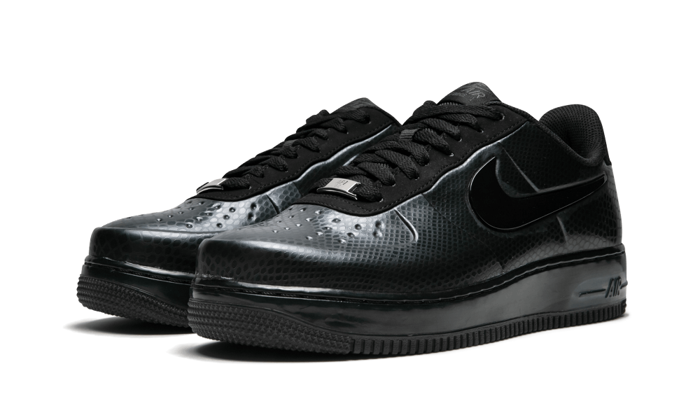 air force 1 foamposite low black