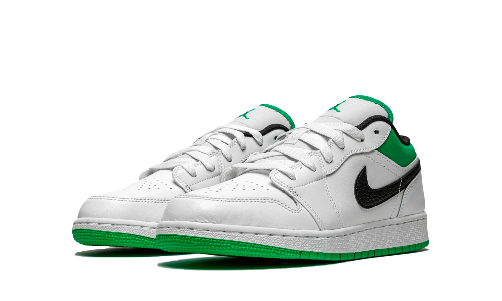 air jordan 1 low white stadium green