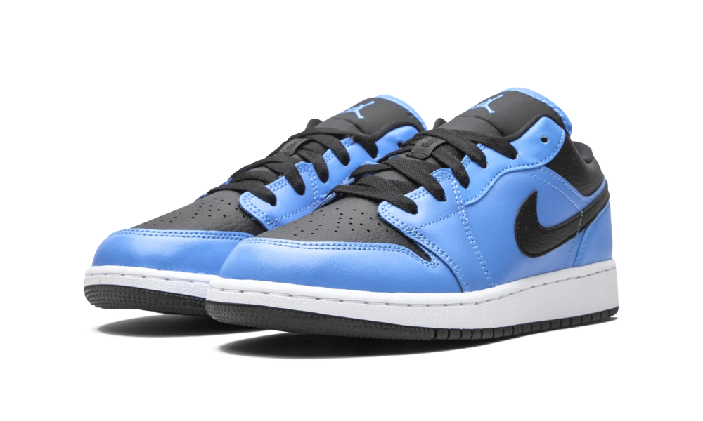 Air Jordan 1 Low University Blue Black Gs 403 Restocks