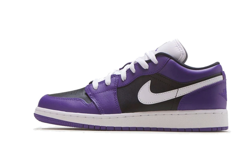 jordan 1 court purple gs low