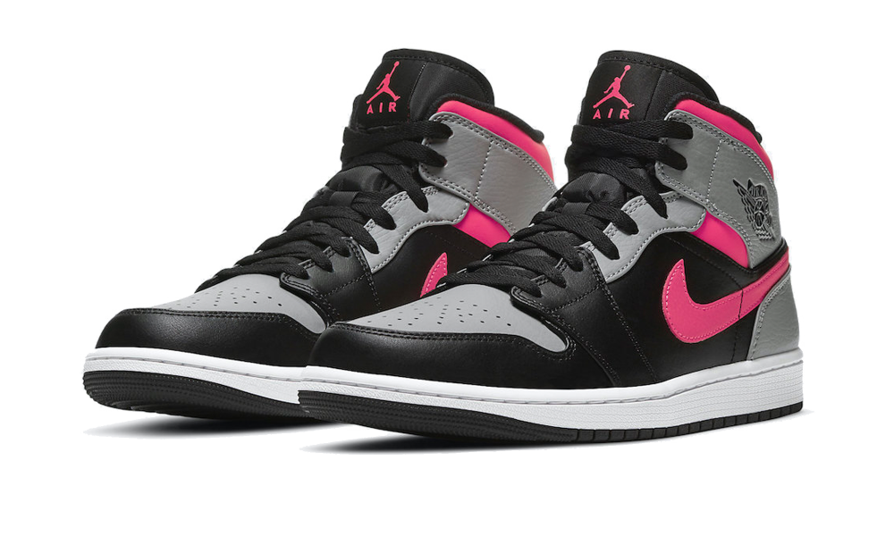 Air Jordan 1 Mid Pink Shadow - 554724 