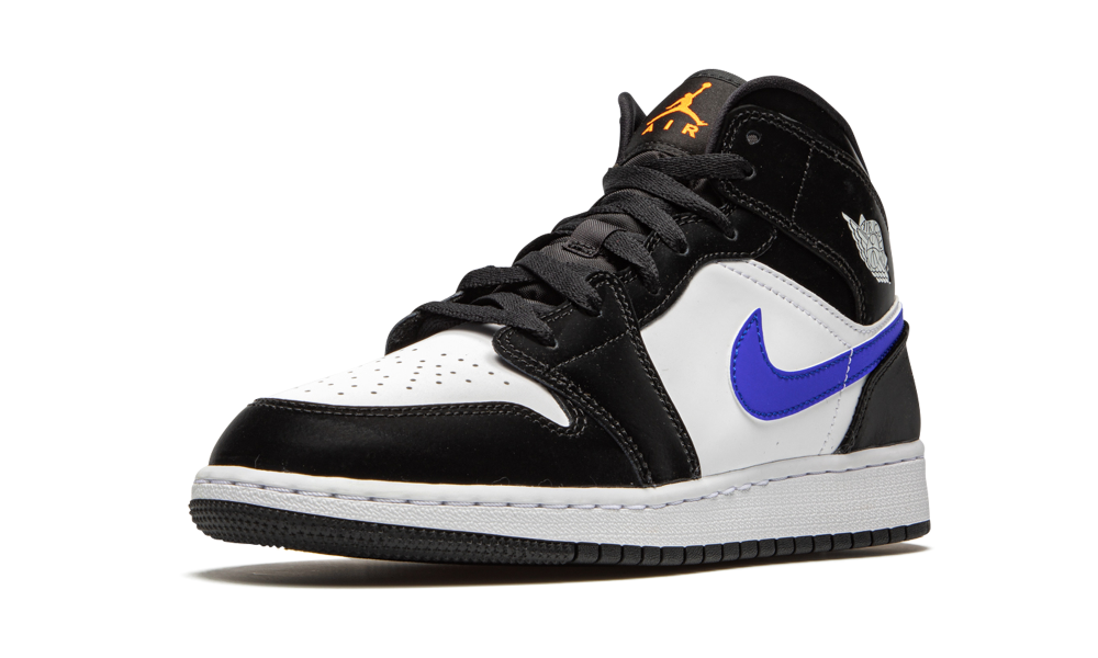 jordan 1 blue and white and black