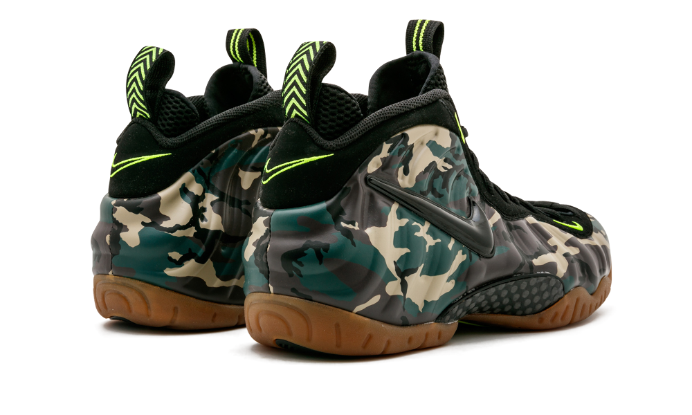 air foamposite pro prm le green camo