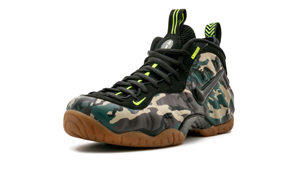 air foamposite pro prm le green camo