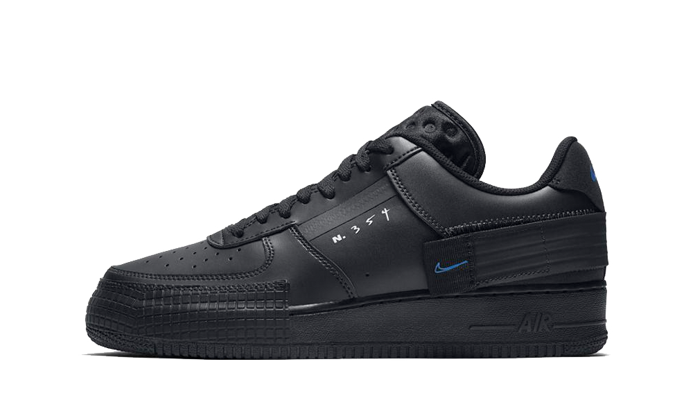 Nike Air Force 1 Type Black Royal 