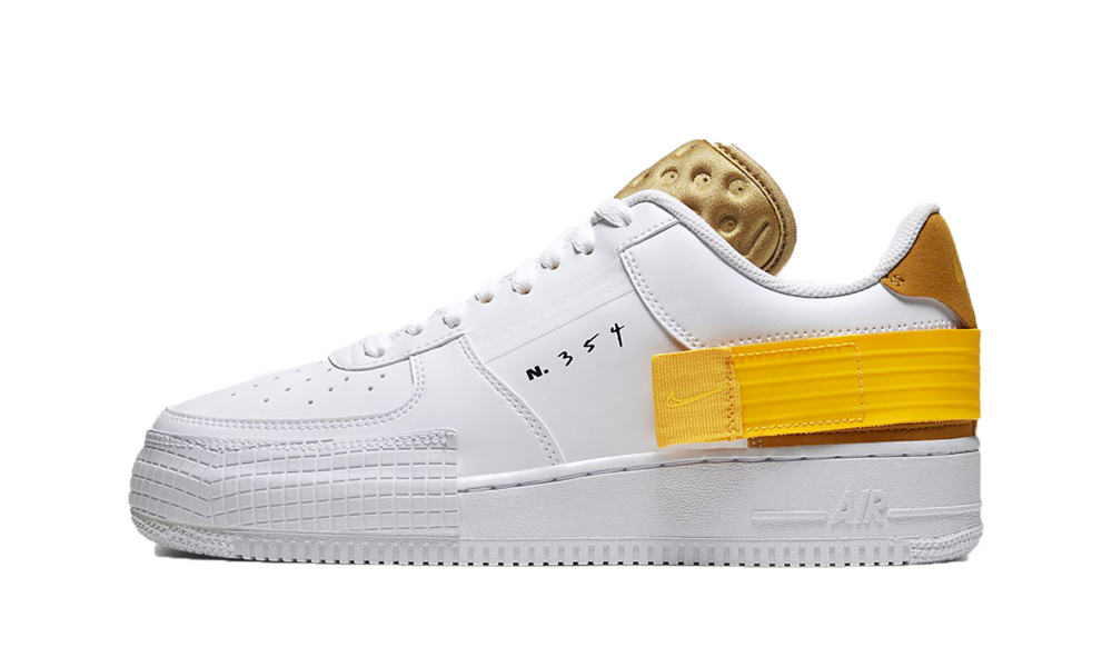 Air Force 1 Drop Type White Gold Yellow 