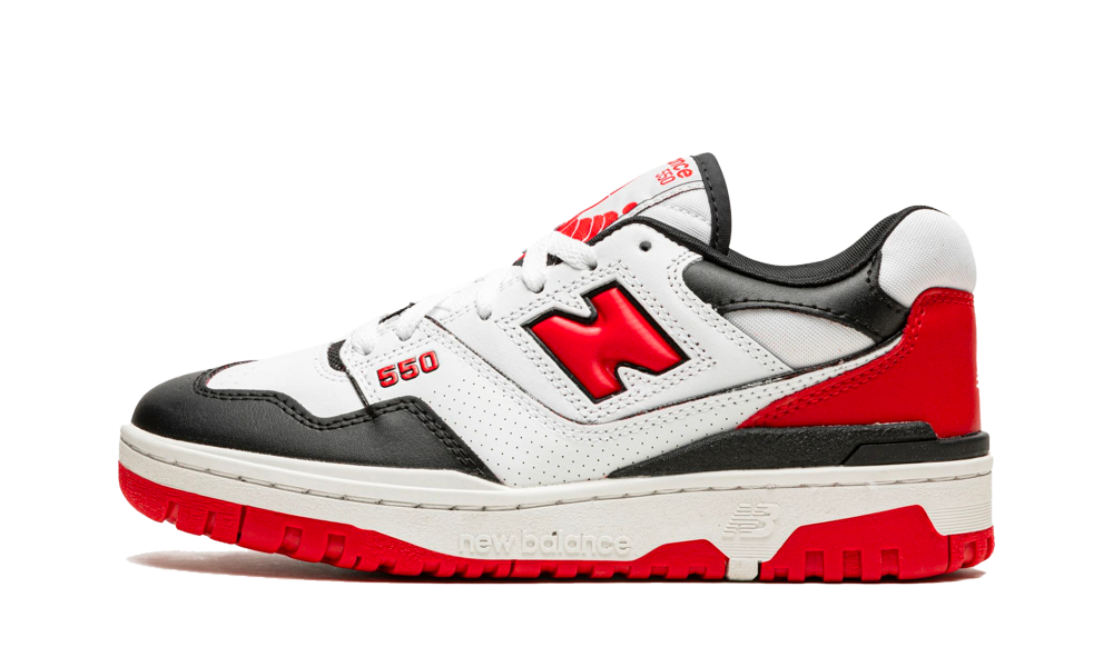 red black and white new balance