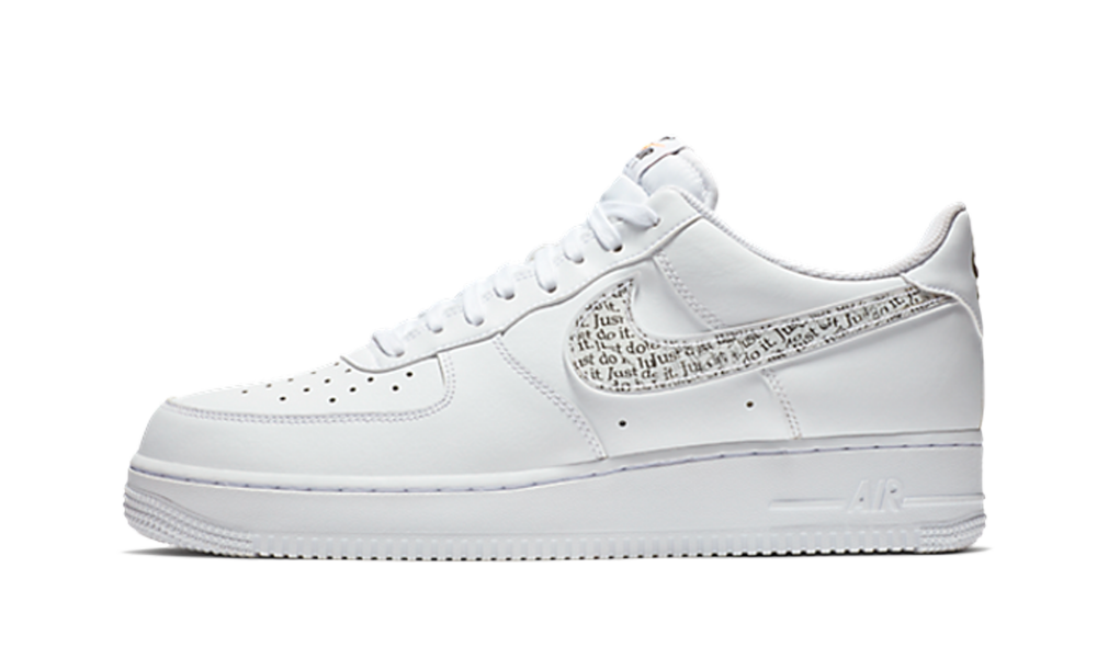 just do it white air force 1