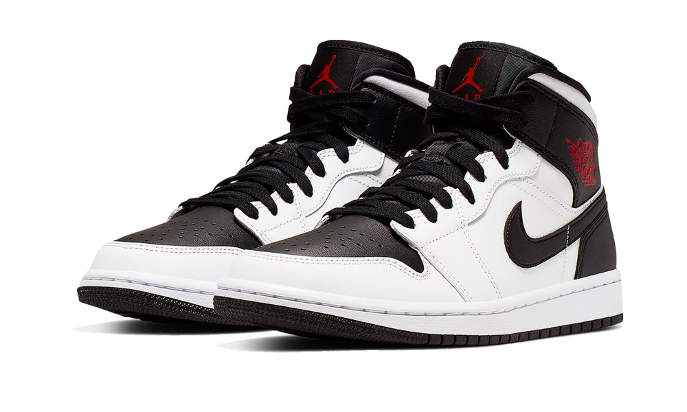 Air Jordan 1 Mid Reverse Black Toe (W 