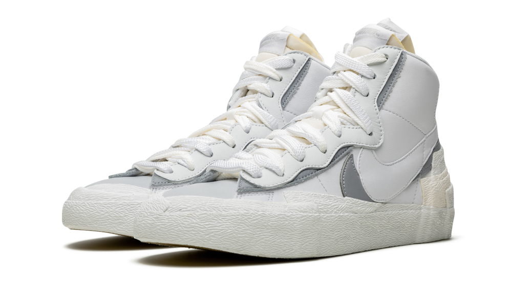 Nike Blazer Mid sacai White Grey - BV0072-100 - Restocks
