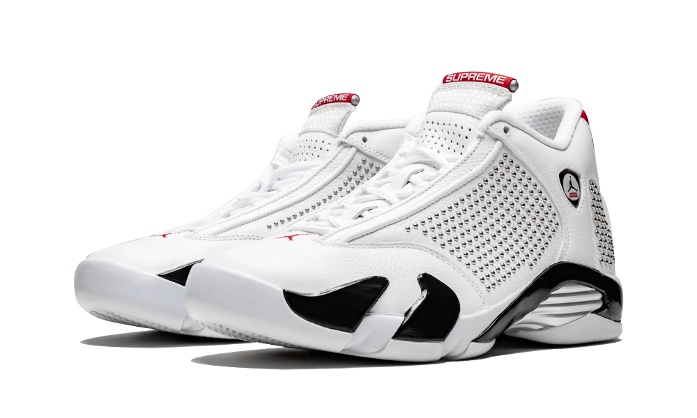 jordan 14s white and red