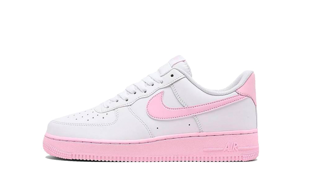 air force 1 low pink and white