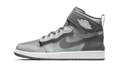 white and gray jordan 1