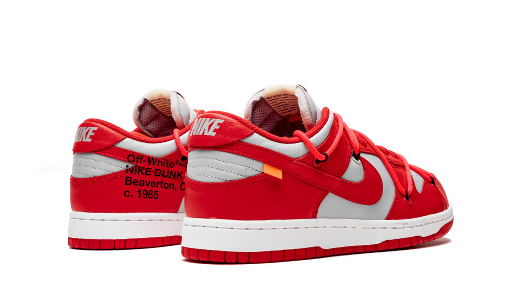red and white nike dunk low