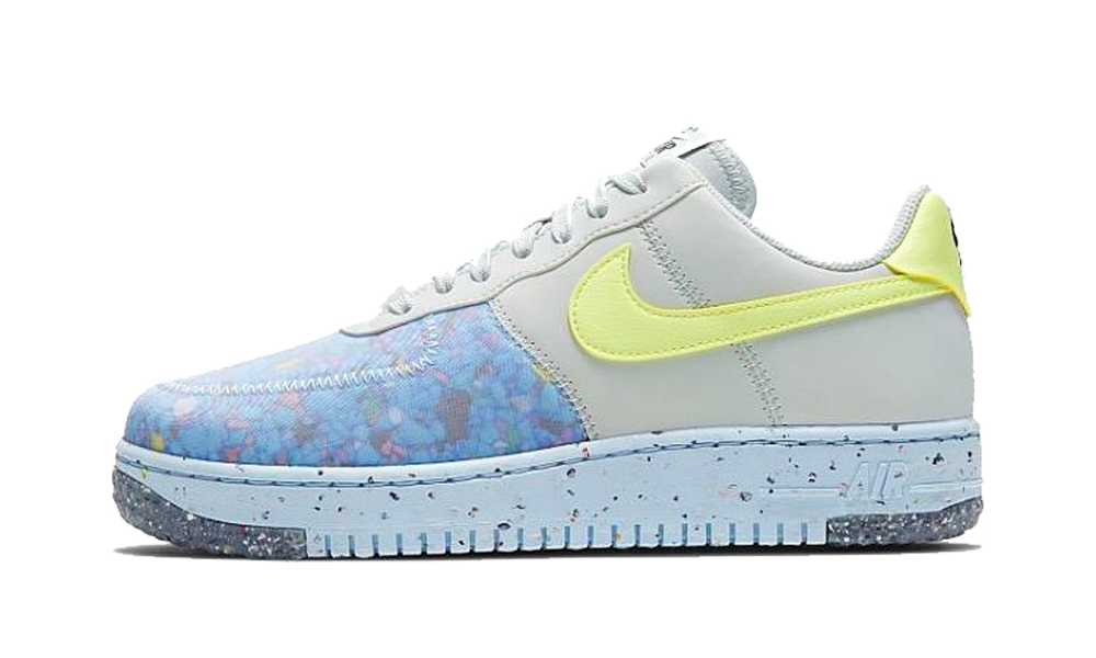 air force 1 crater faux leather and mesh sneakers