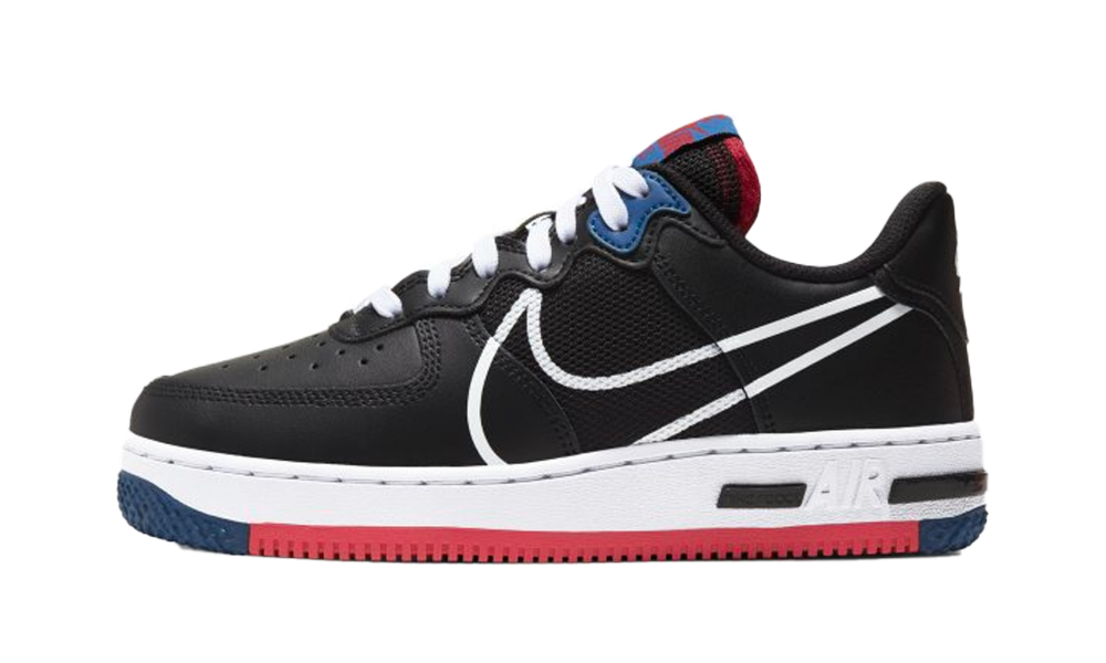 Nike Air Force 1 Low React Black Gym Red (GS) - CT5117-002 - Restocks Nike Air Force 1 Low React Black Gym Red (GS) - CT5117-002 - Restocks