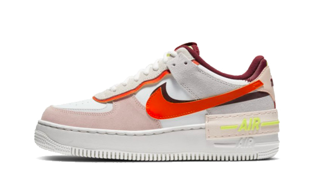 nike air force 1 shadow university red