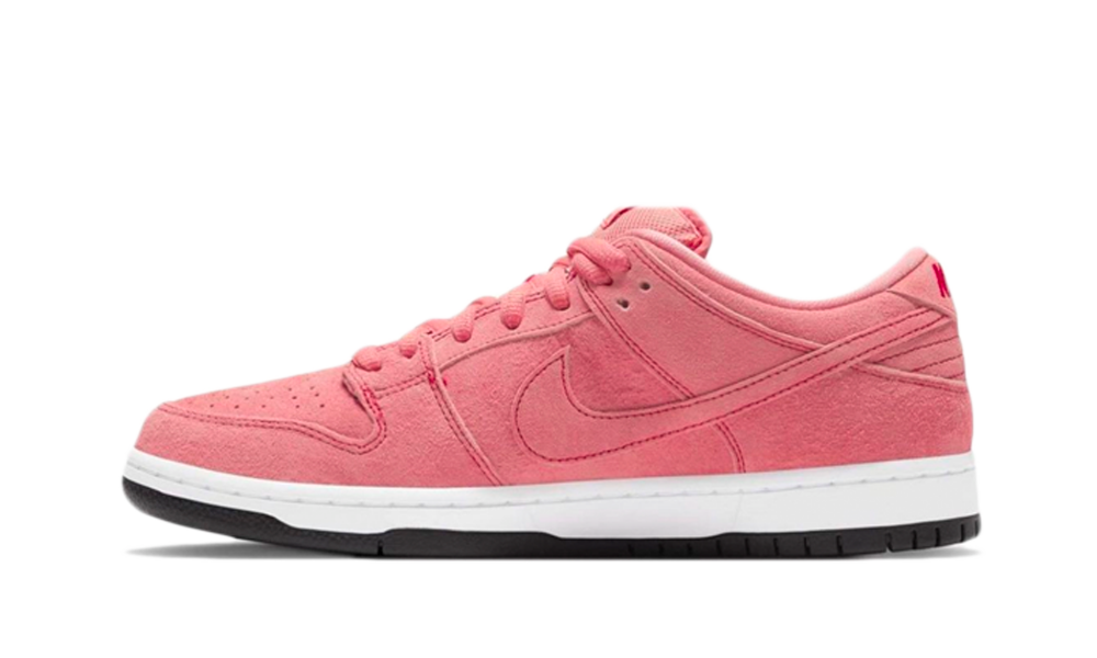 nike dunk low pink suede