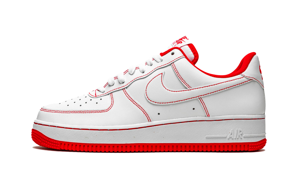 nike white red air force 1
