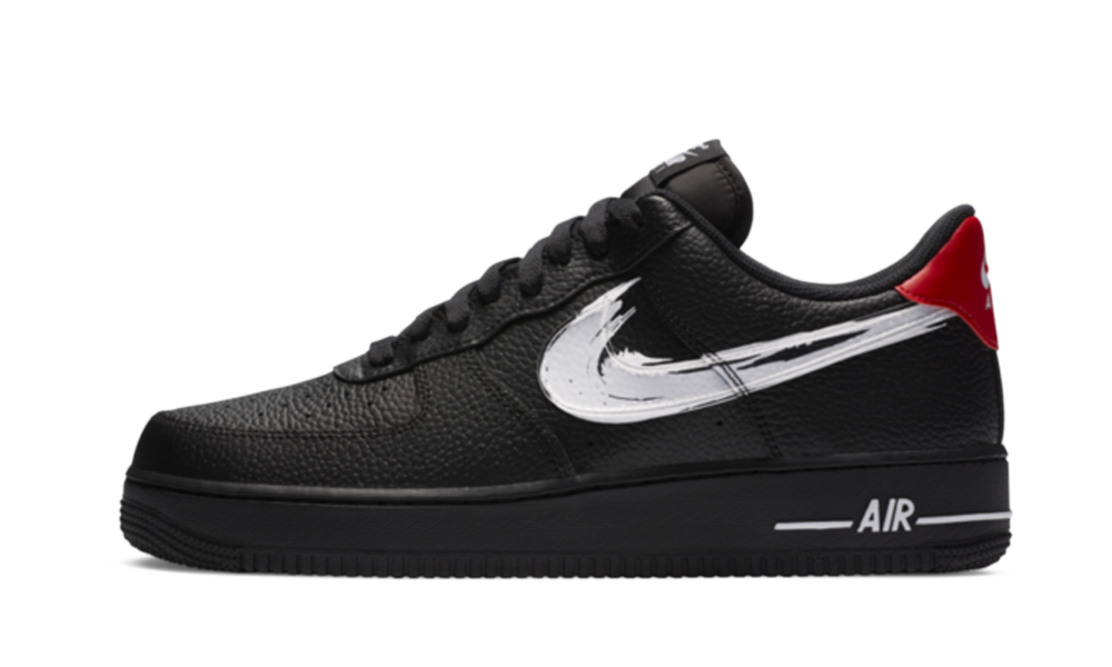 Nike Air Force 1 Low Brushstroke Black 