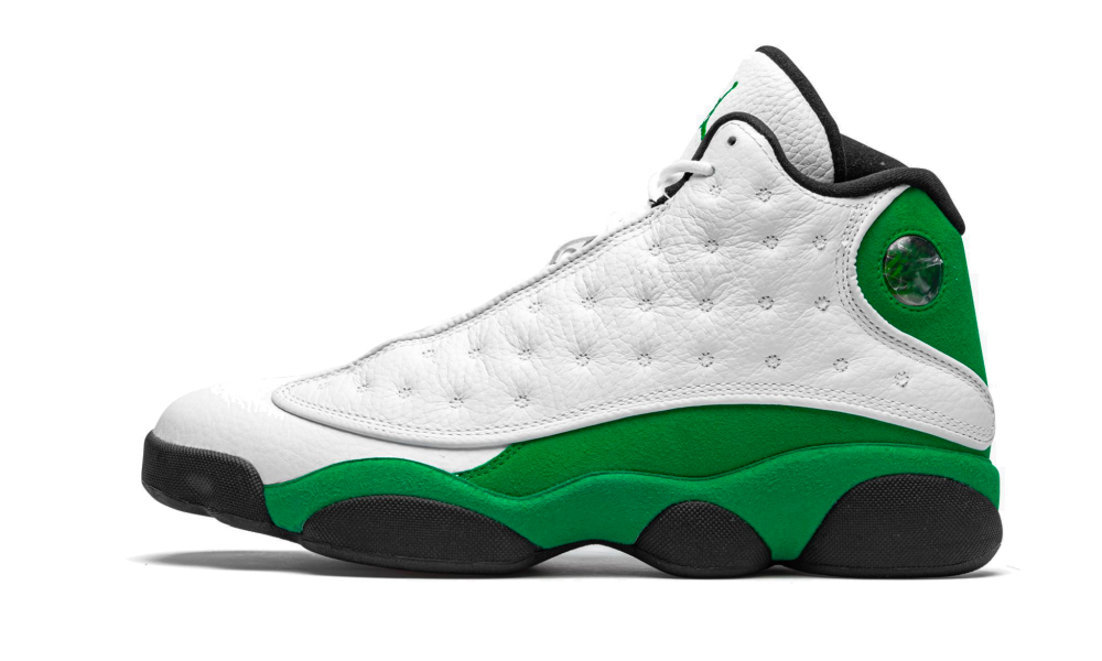 Jordan 13 Retro White Lucky Green 