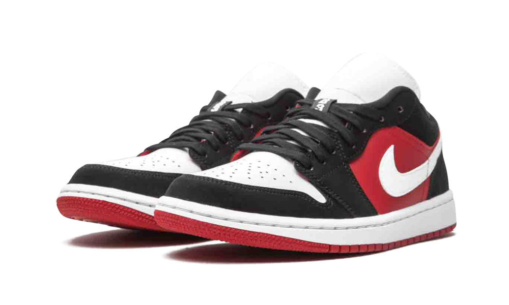 Air Jordan 1 Low Black White Gym Red (W 