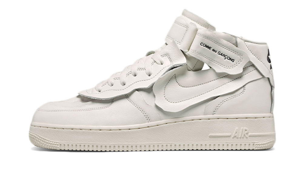 comme des garcons nike air force 1 mid