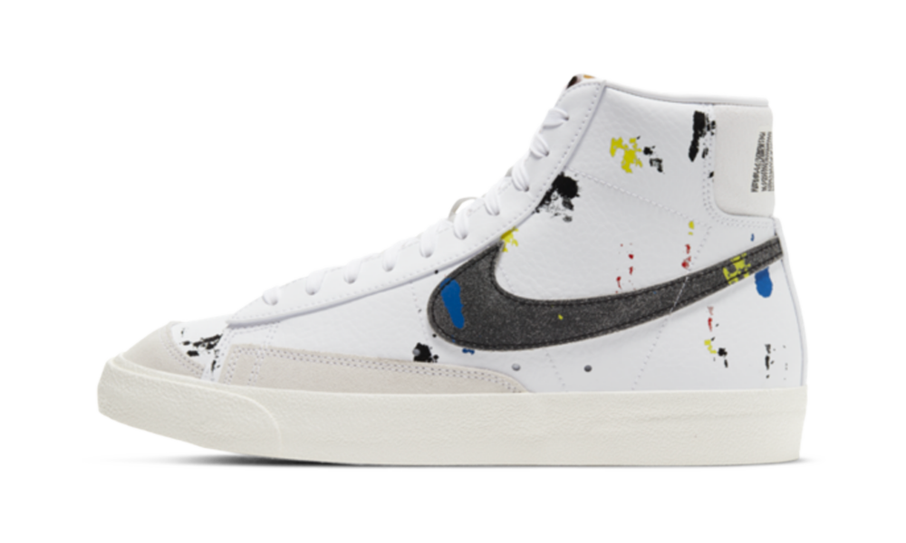 nike blazer low paint splatter