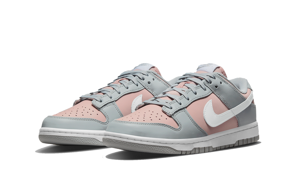 grey pink dunk low